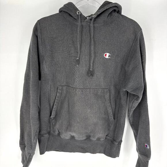 Champion Reverse Weave Heavyweight Hoodie Grey Size Men's Small - Picture 1 of 5